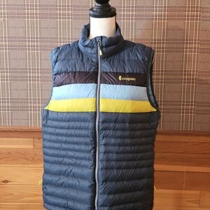 Cotopaxi Blue and Yellow Striped Vest